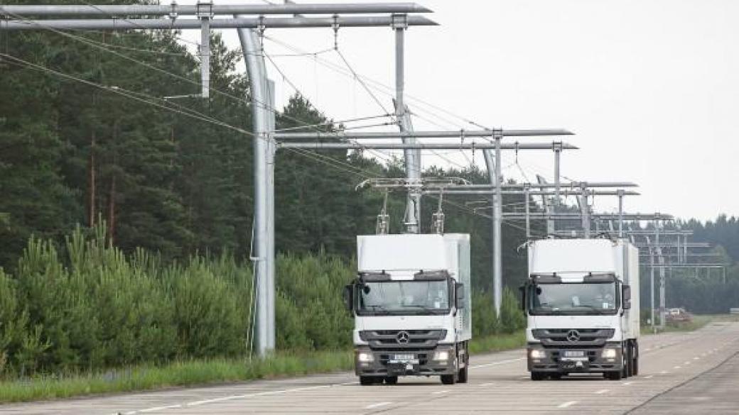 Siemens тества електрическа магистрала за тежкотоварни автомобили