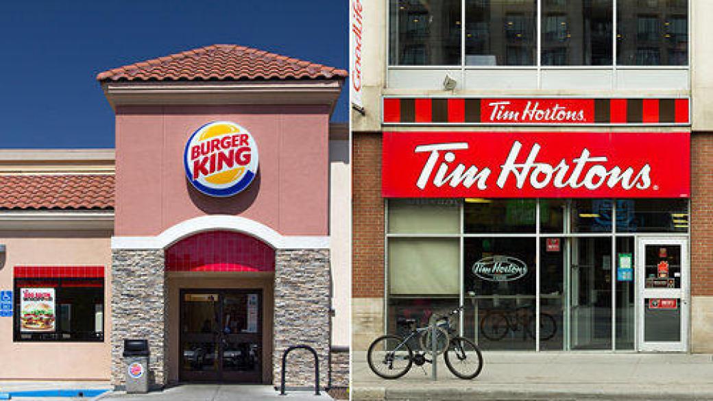 Burger King и Tim Hortons се сливат
