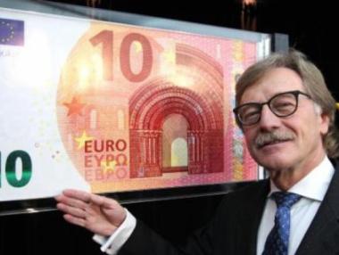 Кирилицата вече и върху 10 евро