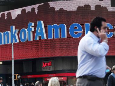 Печалбата на Bank of America се срина до $168 млн. от $2,5 млрд.