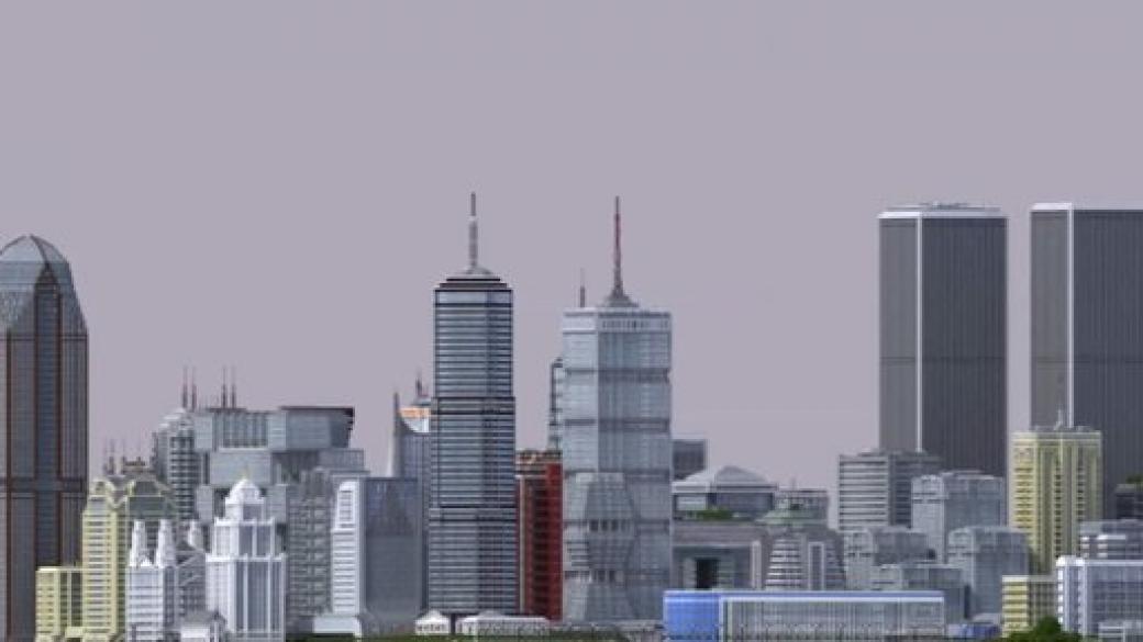 Minecraft играч построи виртуален град за две години