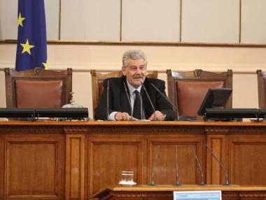 Стефан Данаилов открива първото заседание на новото НС