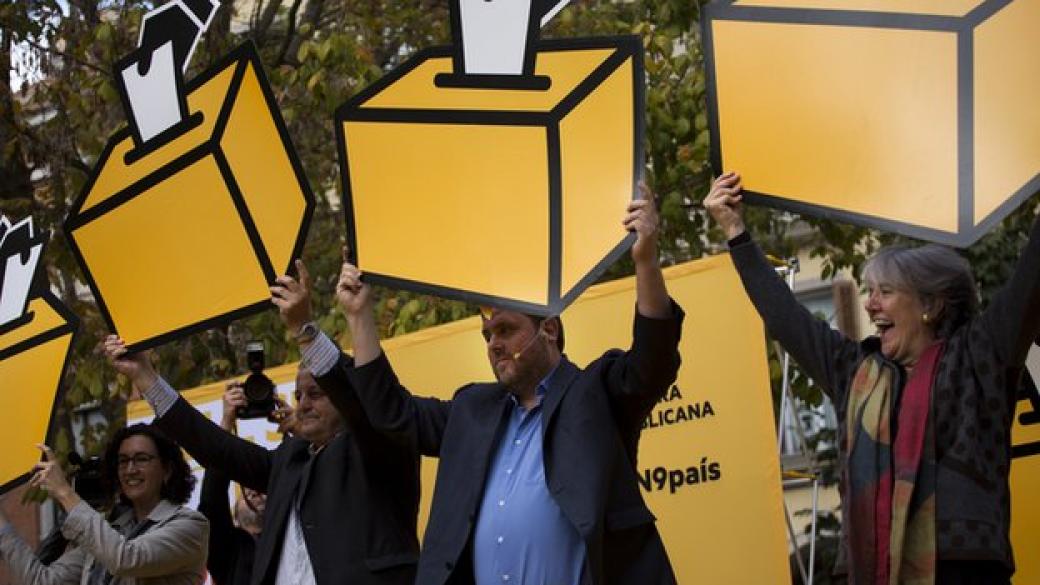 Каталунците гласуват символично за независимост