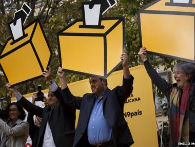 Каталунците гласуват символично за независимост