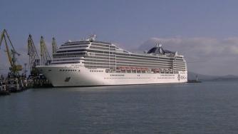 Първо посeщeние на пасажерски кораб “MSC Orhestra“  в „Пристанище  Бургас”