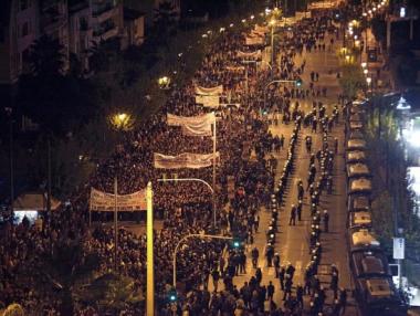 Над 20 000 души на митинг в Атина