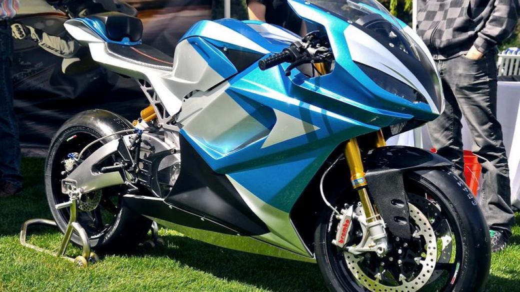 Електрически мотоциклет вдига до 344 км/ч.