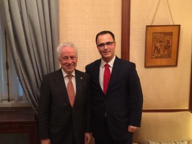 Мавродиев на среща с португалския гуверньор