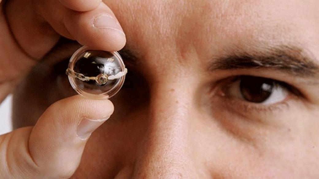 Учени разработиха контактни лещи с LED екрани