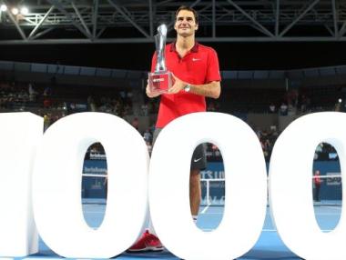 Федерер с историческа победа номер 1000