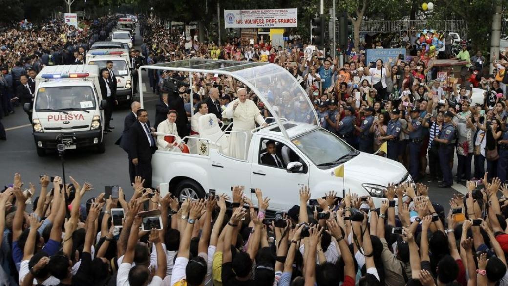 Рекордните над 6 млн. посрещнаха Папата в Манила