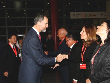 Ангелкова се срещна с краля на Испания Фелипе VI