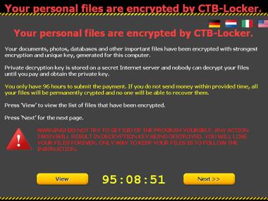 CTB-Locker: Поредният вирус, искащ откуп