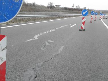 Магистрала „Струма“ се пропука