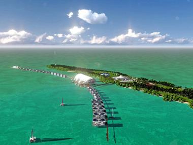 Футуристичният еко-курорт на Леонардо ди Каприо