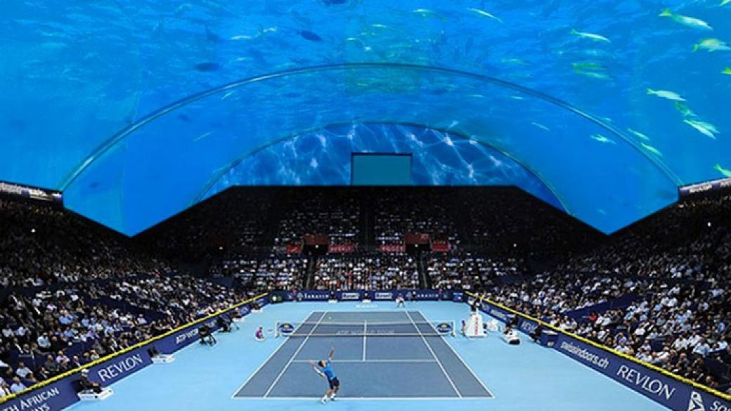 Дубай с проект за подводен тенис стадион