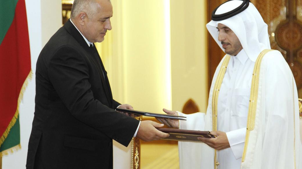 Борисов подписа споразумение за сътрудничество с Катар