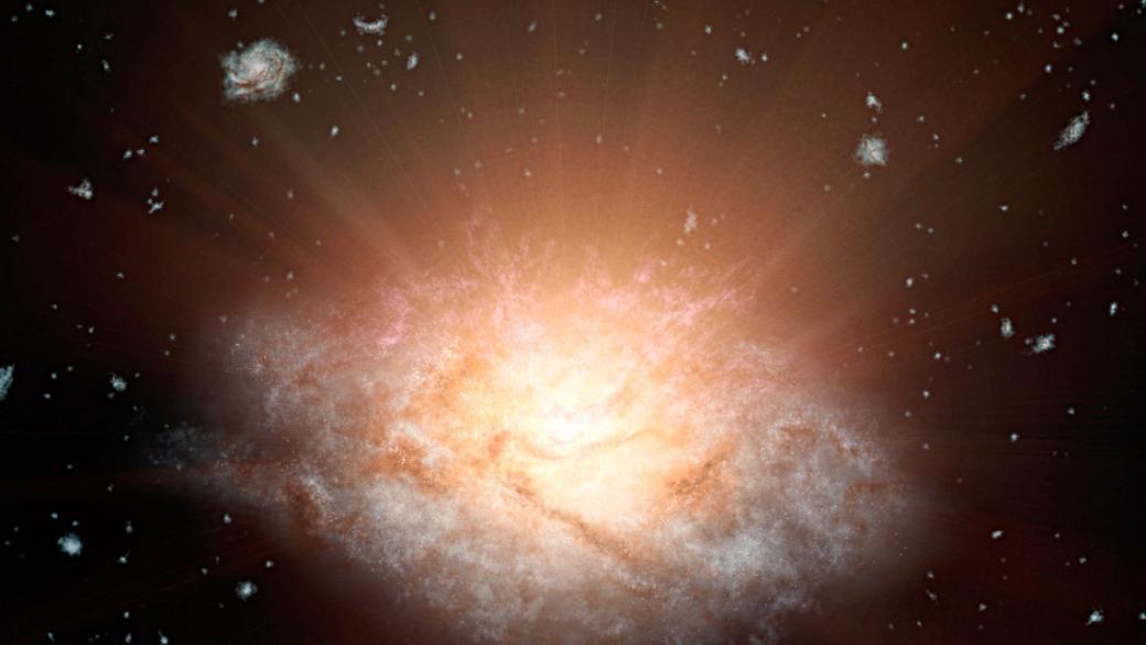 Учени откриха най-ярката галактика във Вселената