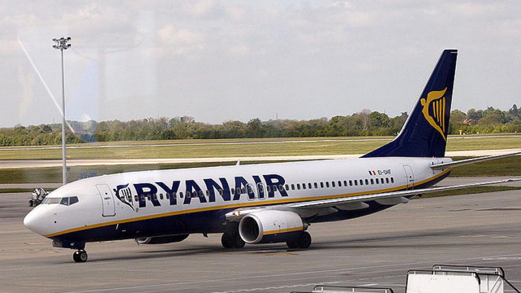 Ryanair отчита 66% ръст в печалбите
