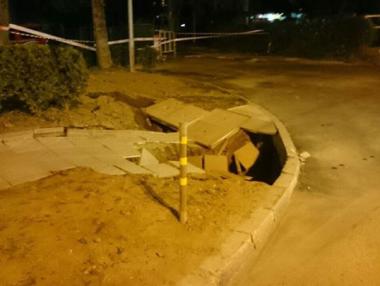 Дупката на бул. „Черни връх“ се отвори отново