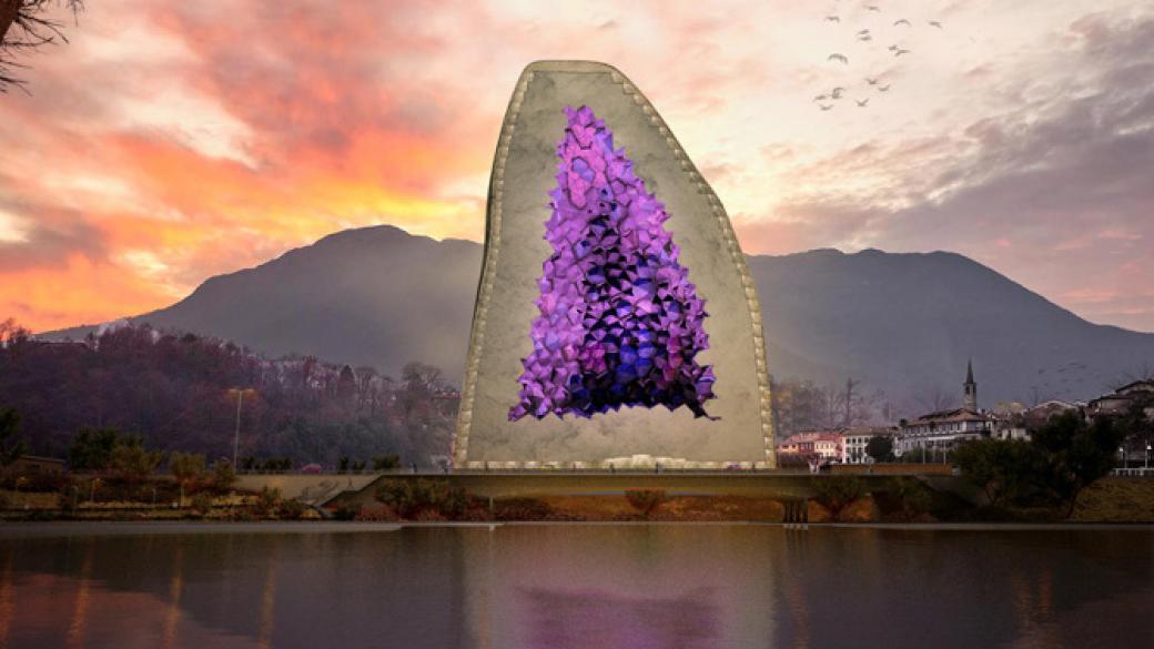 Строят кристален хотел в Китай