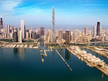 Спиращият дъха небостъргач Chicago Spire