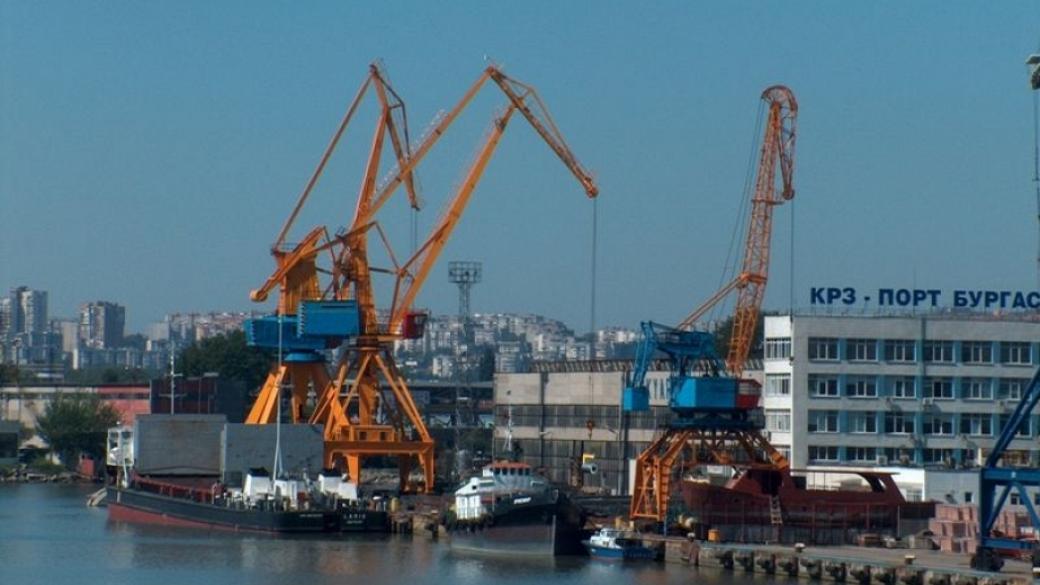 Порт Бургас отчете рекордно количество на обработените товари
