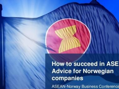 Норвегия става партньор на АСЕАН