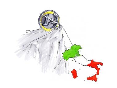 Не Гърция, а Италия е заплаха за стабилността на еврозоната