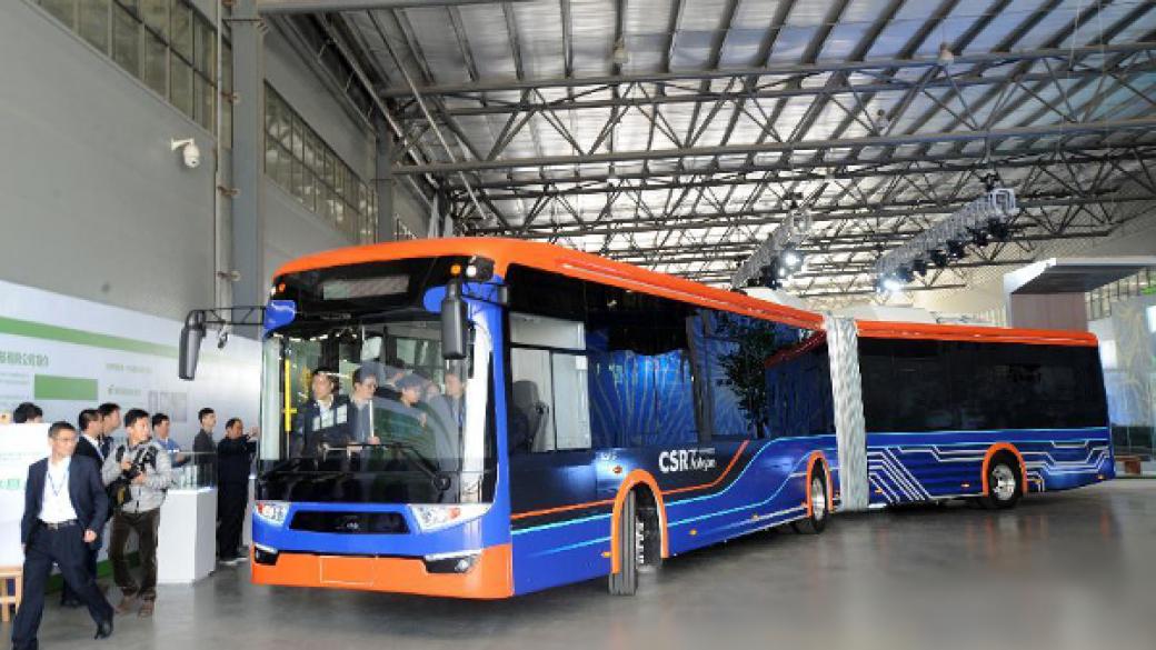 Китай пусна най-бързо зареждащия се електрически автобус