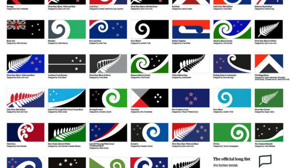 Нова Зеландия с нов флаг