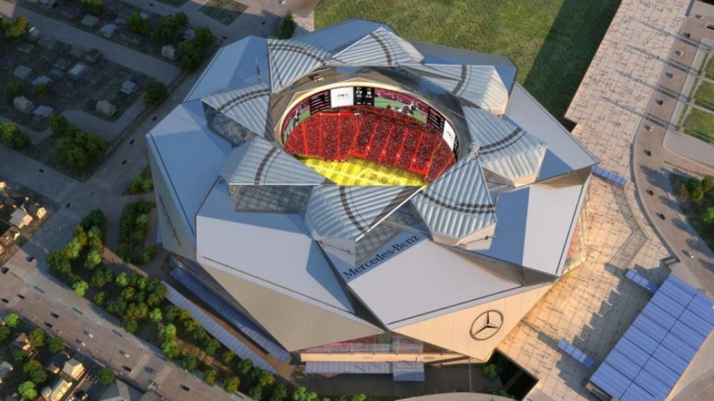 Новият стадион на Mercedes-Benz