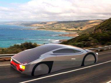 Първата в света соларна кола