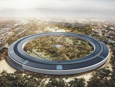 Ето новата сграда на Apple от въздуха