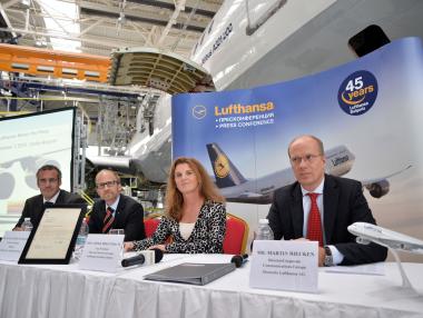 Lufthansa пуска интернет при къси полети