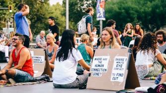 София e част от световен експеримент за Зрителен Контакт