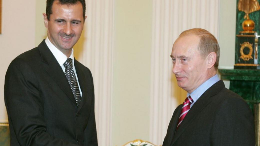 Асад на изненадваща визита в Москва