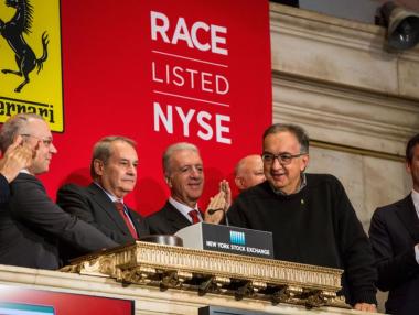 Ferrari с успешен дебют на борсата