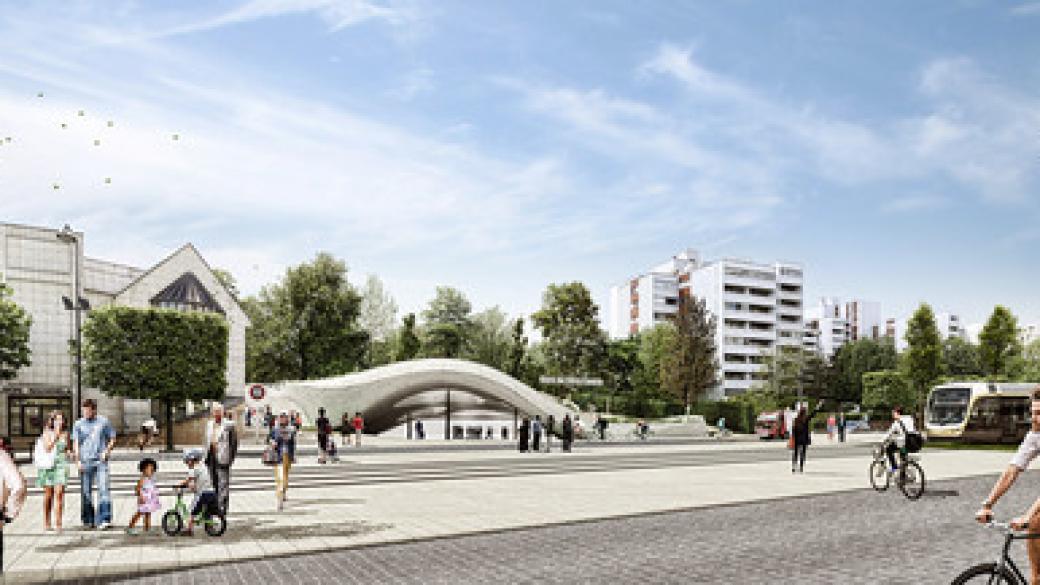 Новата метростанция на Париж ще изглежда като парк