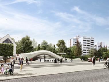 Новата метростанция на Париж ще изглежда като парк