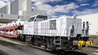 Audi създаде хибриден локомотив