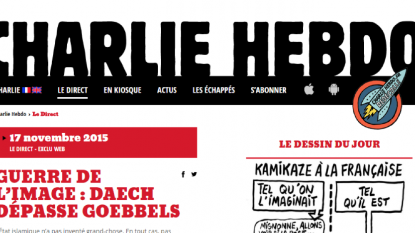 „Шарли Ебдо” със скандална карикатура след атентатите в Париж
