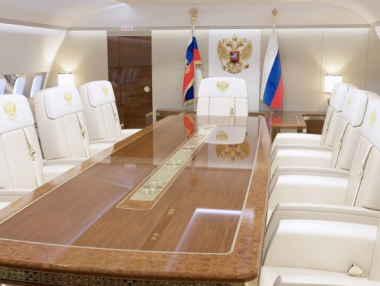 Луксозният президентски самолет на Путин