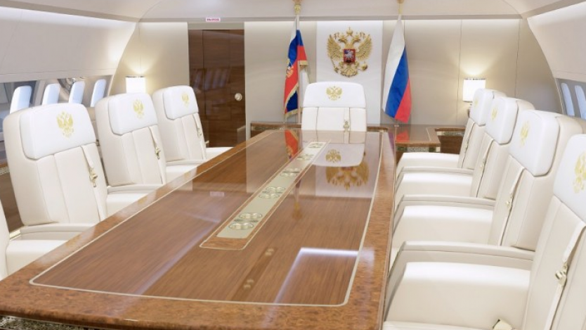 Луксозният президентски самолет на Путин