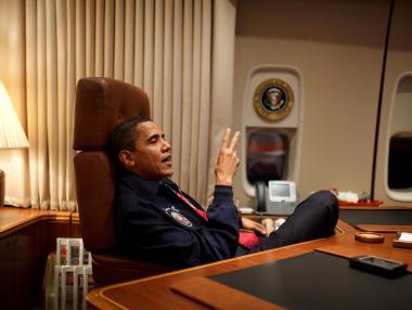 Обиколка с Air Force 1 – самолетът на Обама