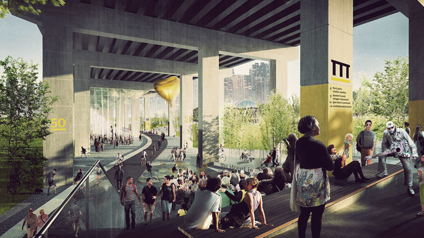Торонто превръща магистрала в покрив на огромен парк