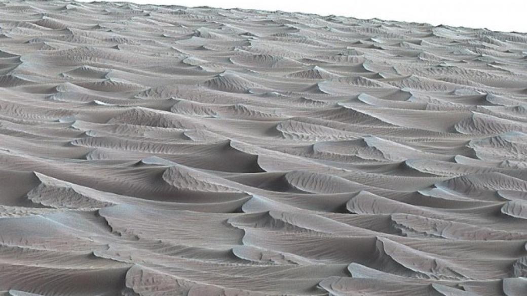Curiosity засне дюни на Марс