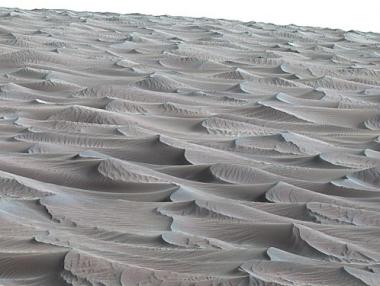 Curiosity засне дюни на Марс