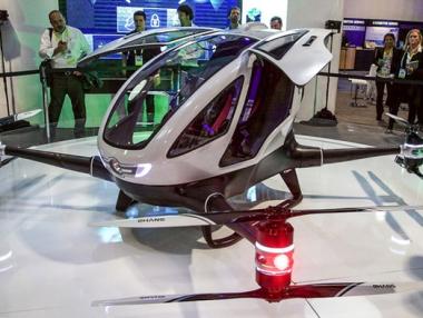 Китай представи първия в света пътнически дрон