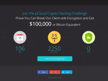 pCloud дава $100 000 на човека, който разбие криптираща система за защита